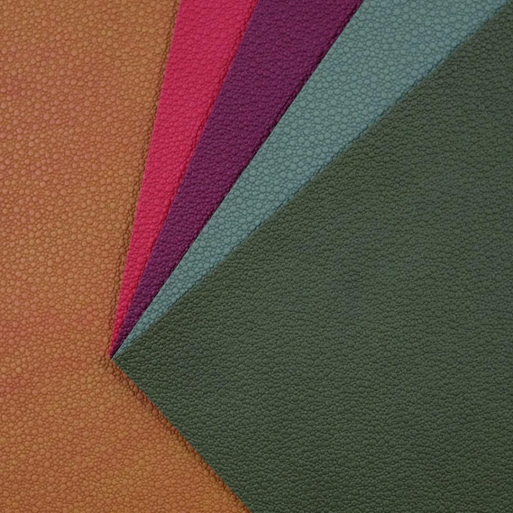 Close up of Pampas Heat-Burnishing PU family of products