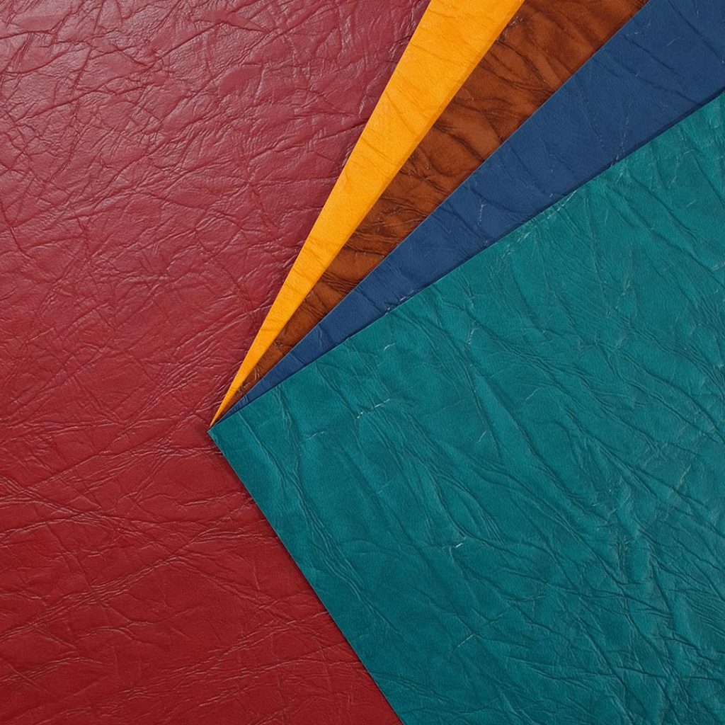 Close up of Santa Croce Heat-Burnishing PU family of products