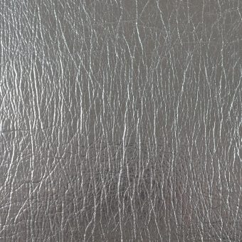 Close up of texture of PU material Flash Argento