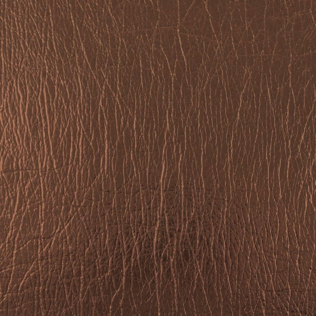 Close up of texture of PU material Flash Bronze