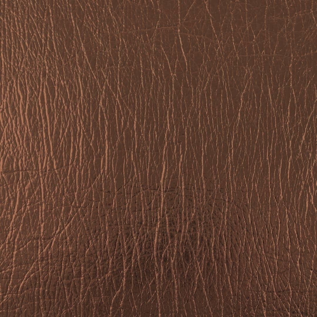 Close up of texture of PU material Flash Bronze