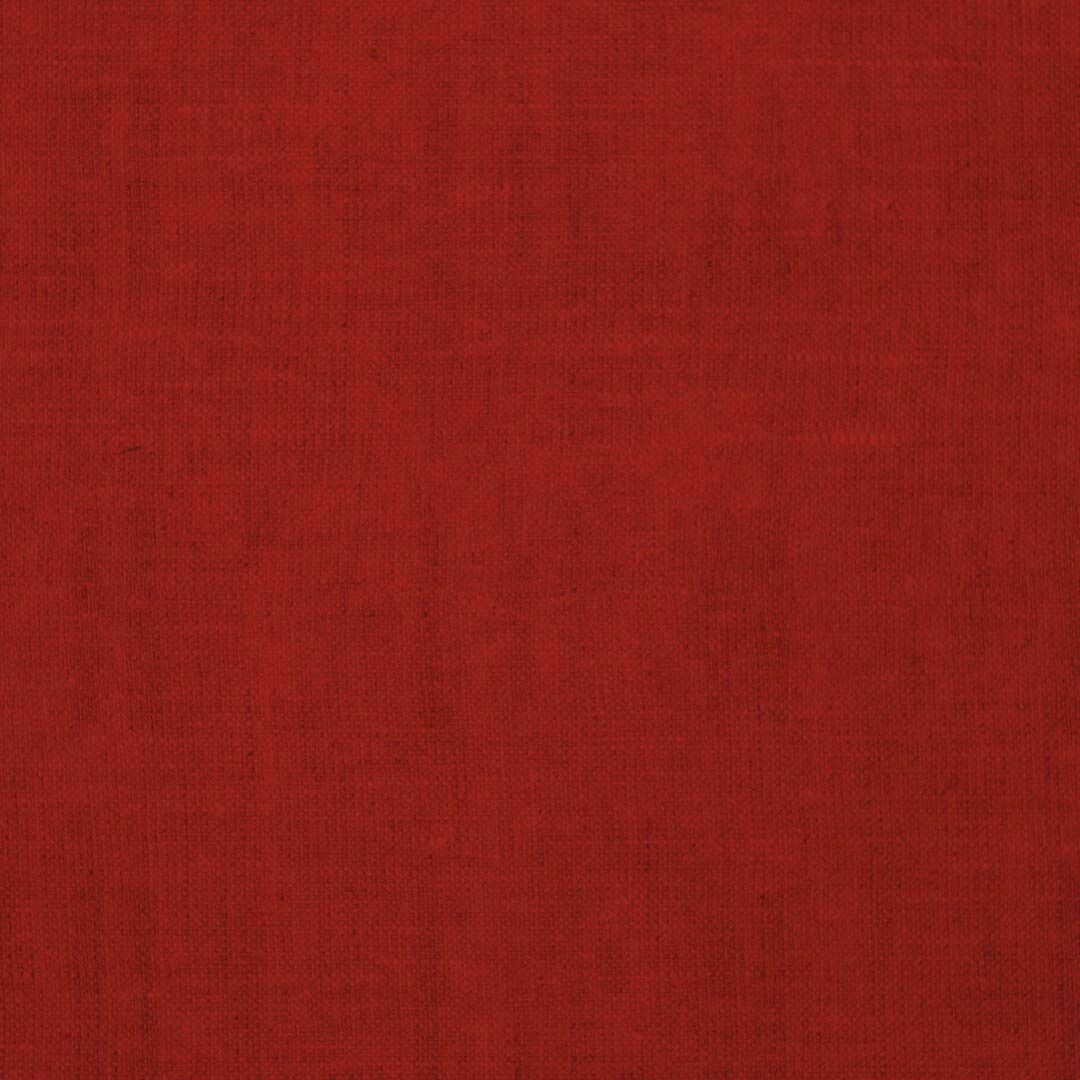 Close up of texture of textile-coated paper Linen 8023 Red