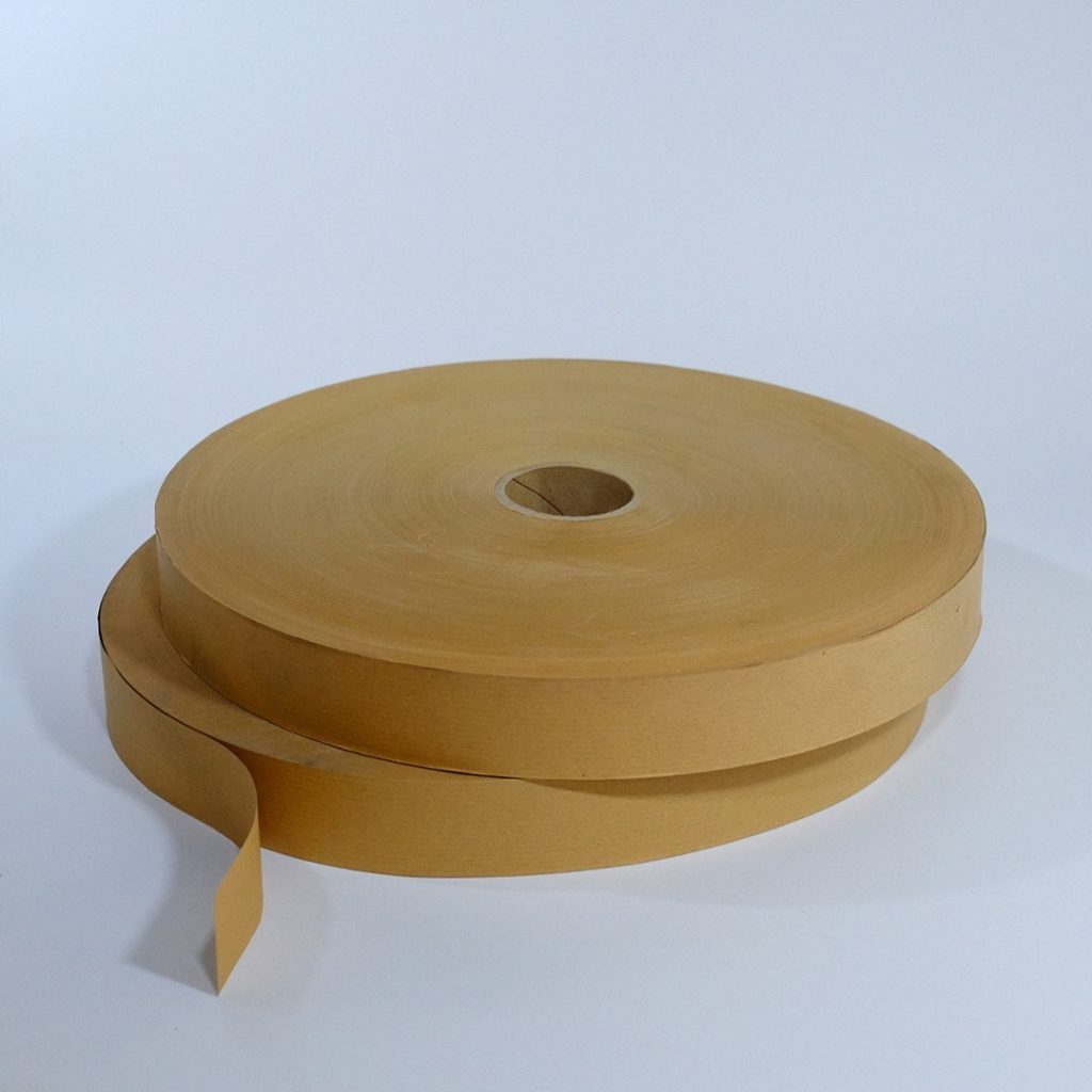 Close up of a roll of Kraft Backlining Paper.