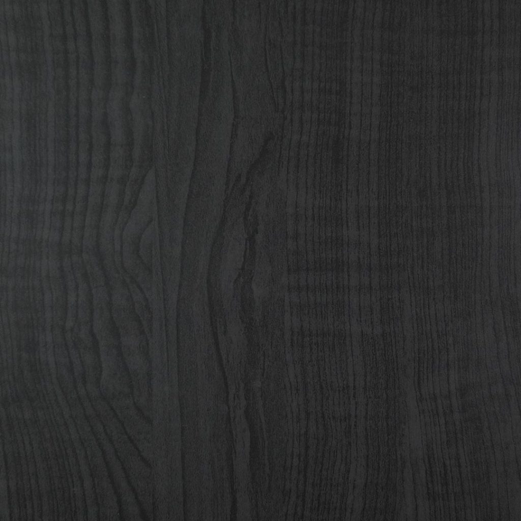 Close up of texture of Forest 29700 Black PVC material.
