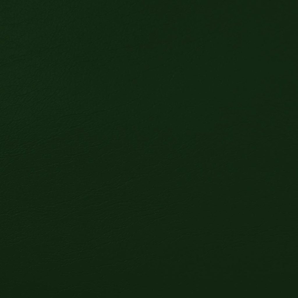 Close up of texture of Ismara 26004 Dark Green PVC material.