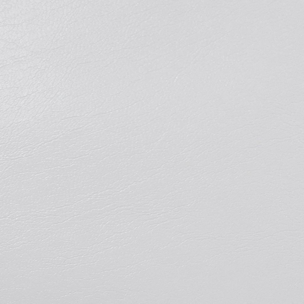Close up of texture of Ismara 26009 White PVC material.