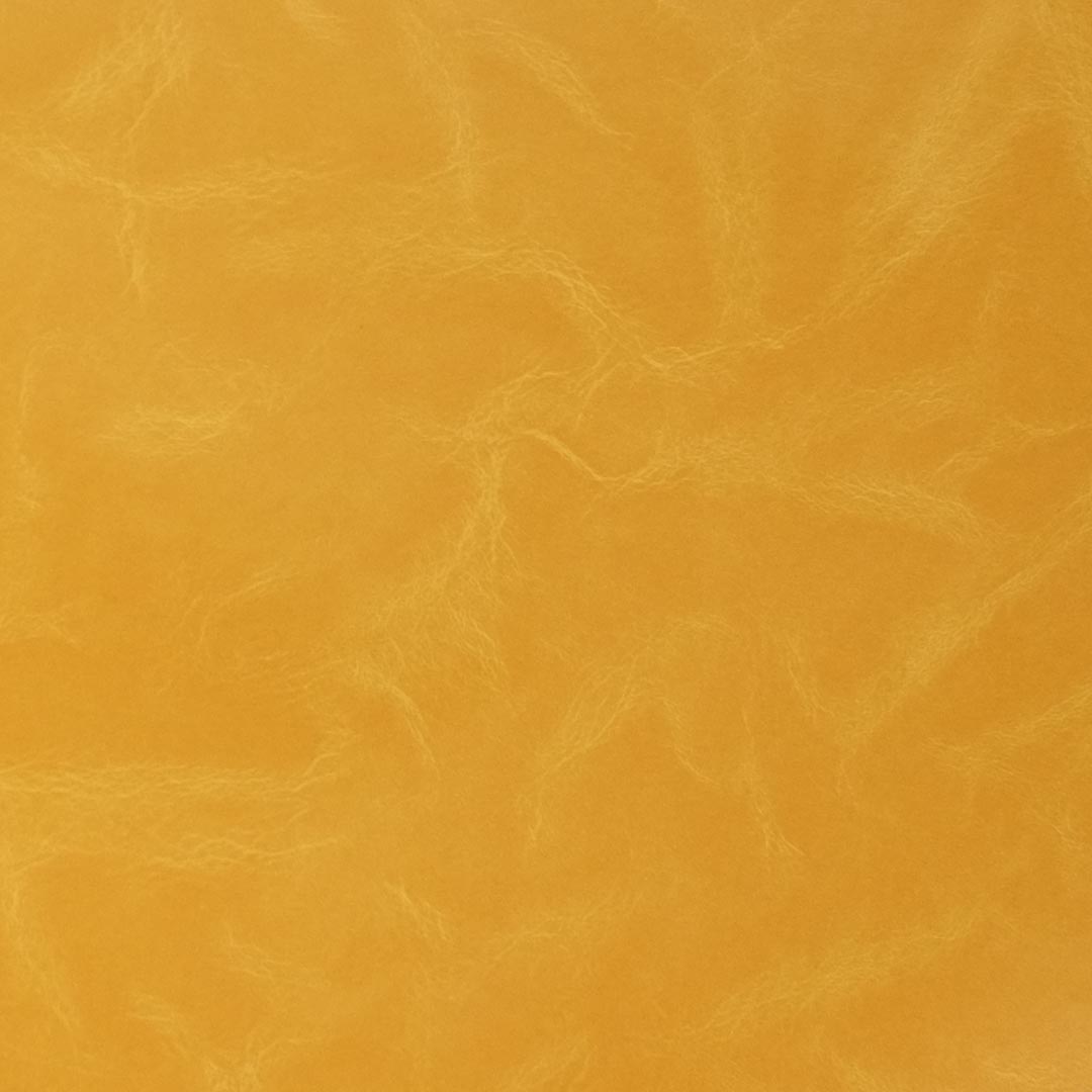 Close up of texture of Istrana 26210 Yellow PVC material.