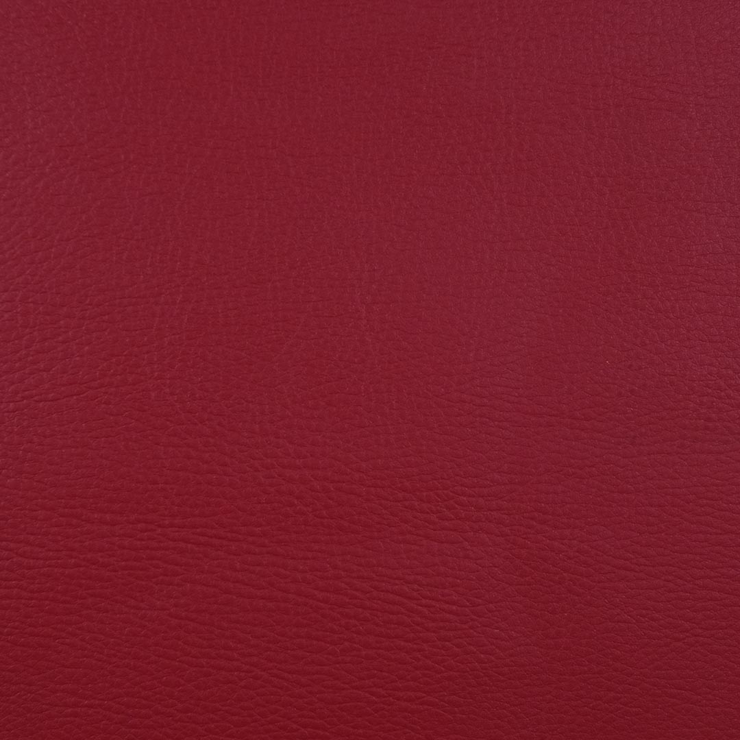 Close up of texture of Pellana 23253 Red PVC material.