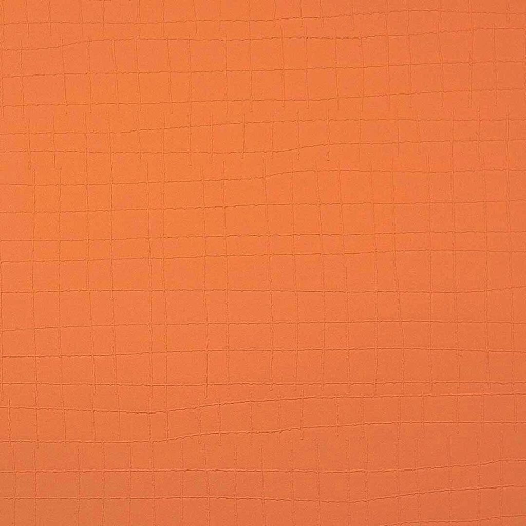 Close up of texture of Rialto 20275 Orange PVC material.
