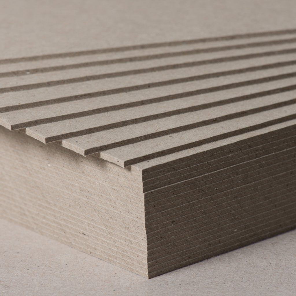 Solid Grey Paperboard Sheets