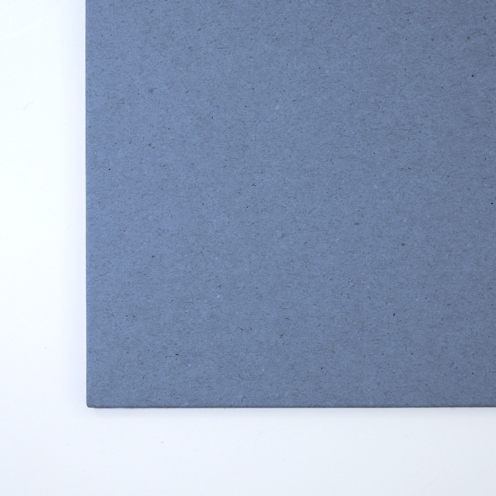 Close up of texture of a solid jeans paperboard.