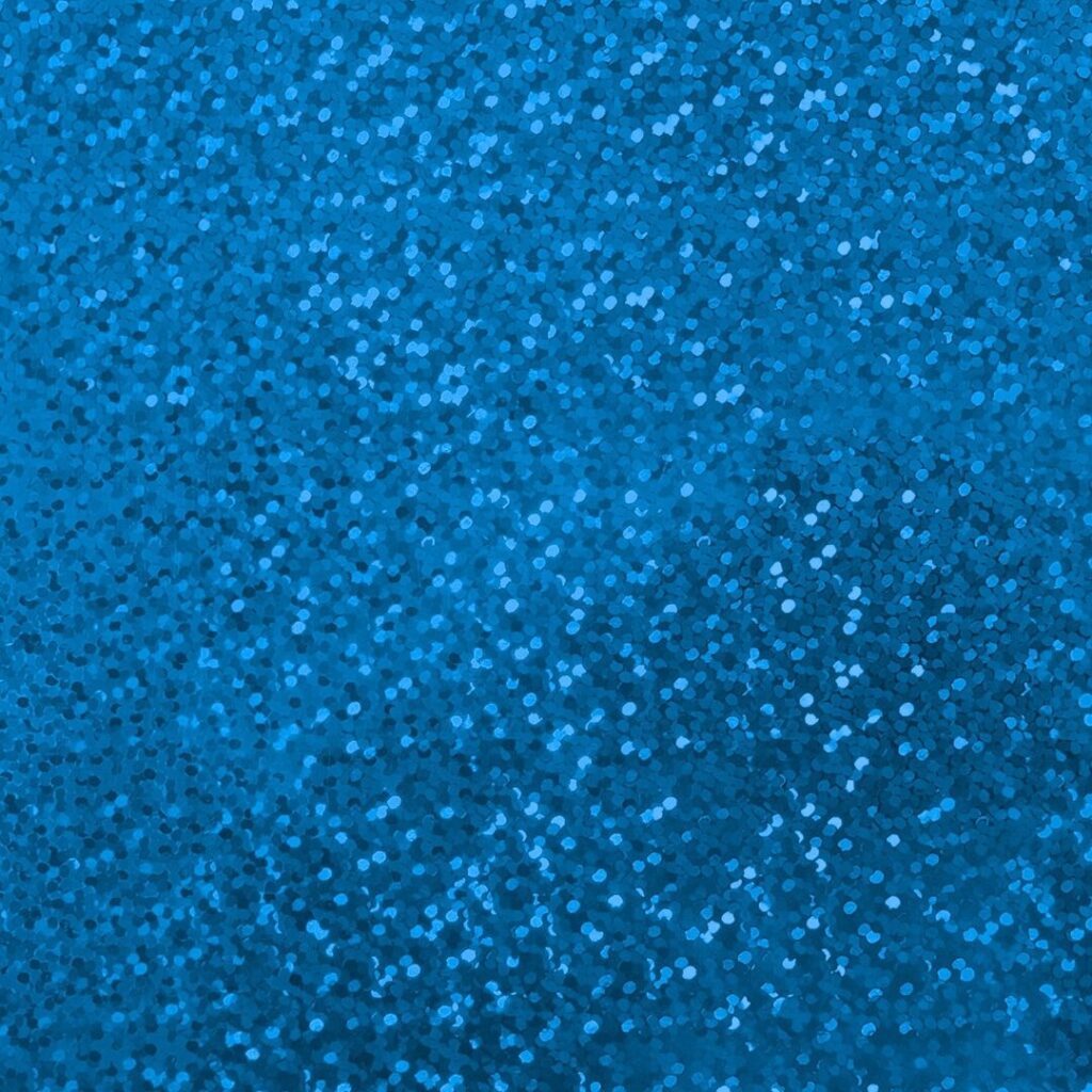 Close up of hot stamping foil 28 MICROCHIP LIGHT BLUE